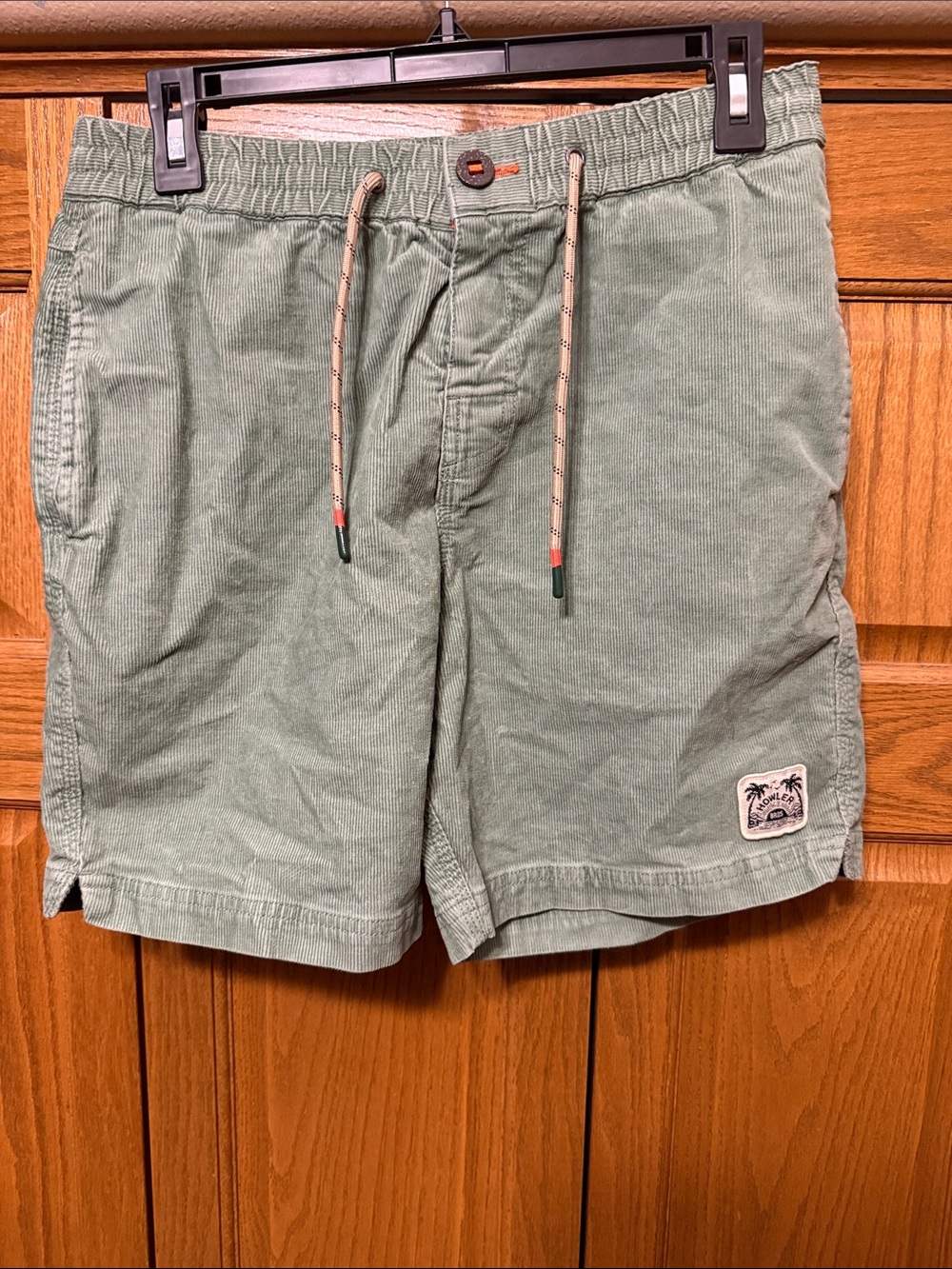 Howler Brothers Sage Green Corduroy Hybrid Shorts